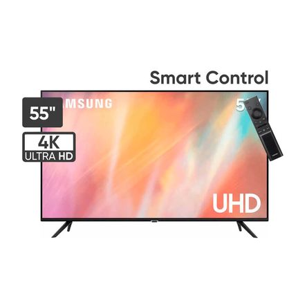 Televisor Samsung 55 AU7090 UHD 4K Smart TV 2021 UN55AU7090GXPE - Promart