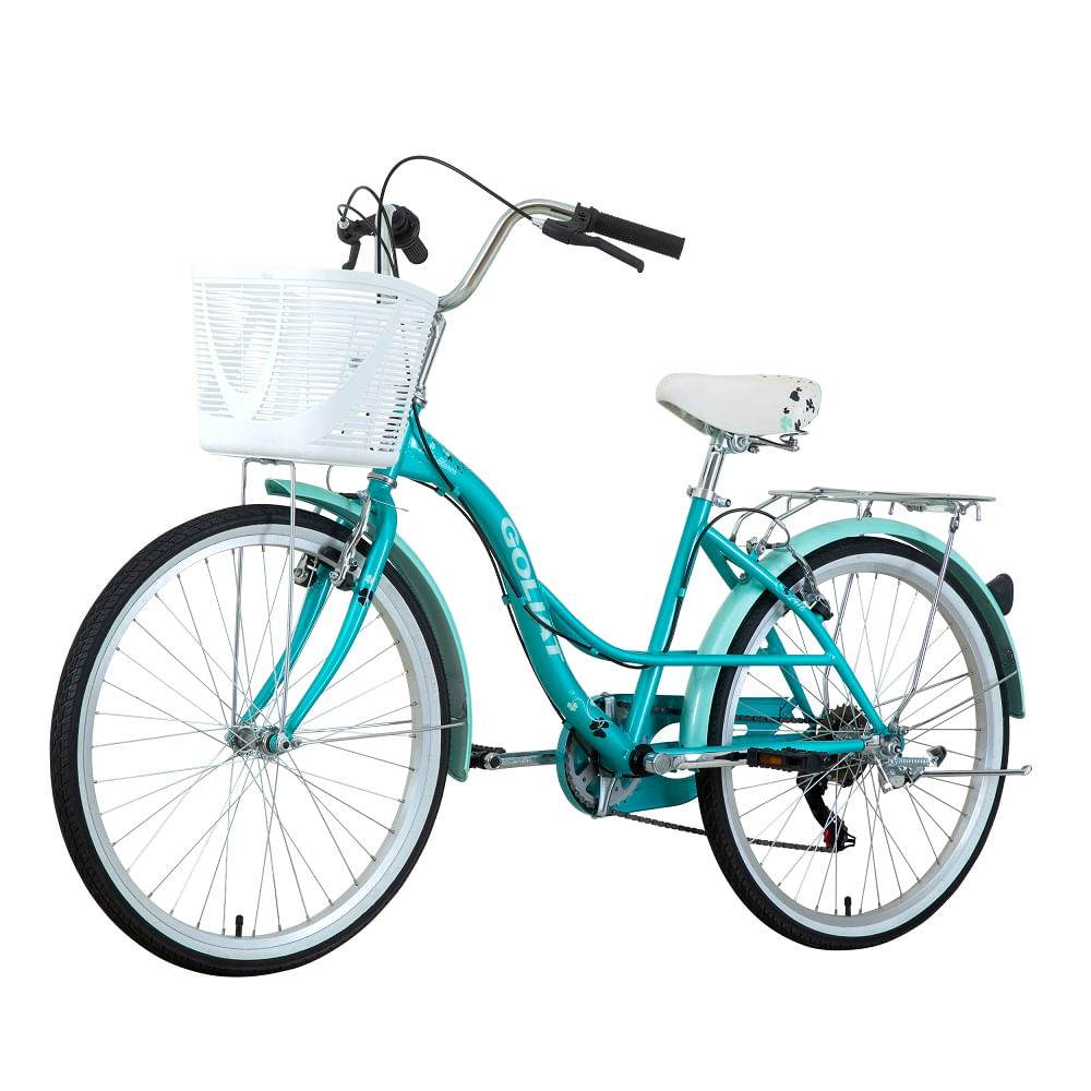 Bicicleta Goliat Cabo Aro 24 Blanco Verde