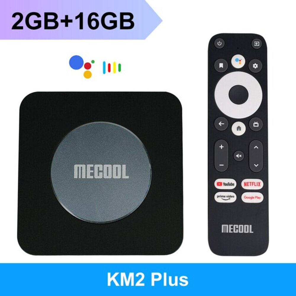 TV Box Mecool KM2 Plus Convertidor a Smart TV Android 11 + Memoria 32GB  Kingston