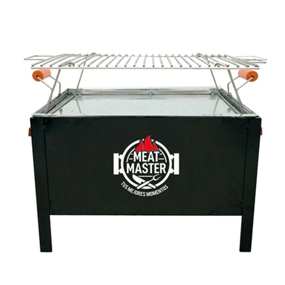 Caja China Master Black Chica + Parrilla De Varillas Inoxidable