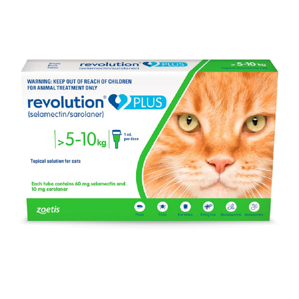 Pipeta Antipulgas para Gatos Revolution Plus de a 10kg - Promart
