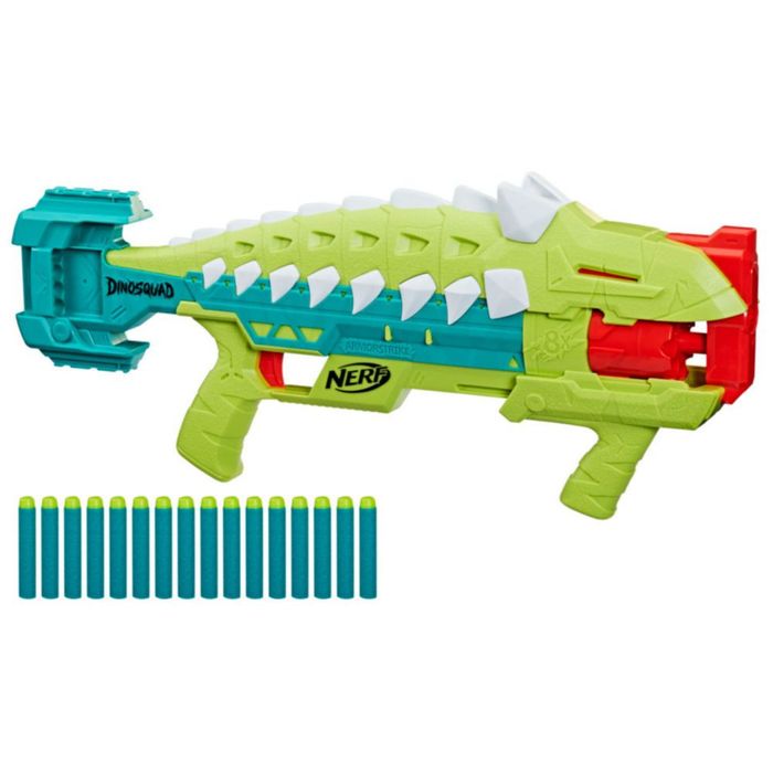 Lanzador Nerf Dinosquad Ankylosaurus Promart