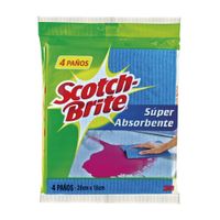 Paño Absorbente Scotch Brite X 4 Unid