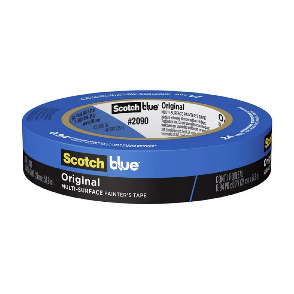 Cinta Masking Tape Azul 24mm x 54,8m Scotchblue 3M