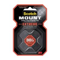 Cinta de Doble Contacto Extrema 3M 25.4mm x 1.52m en Rojo