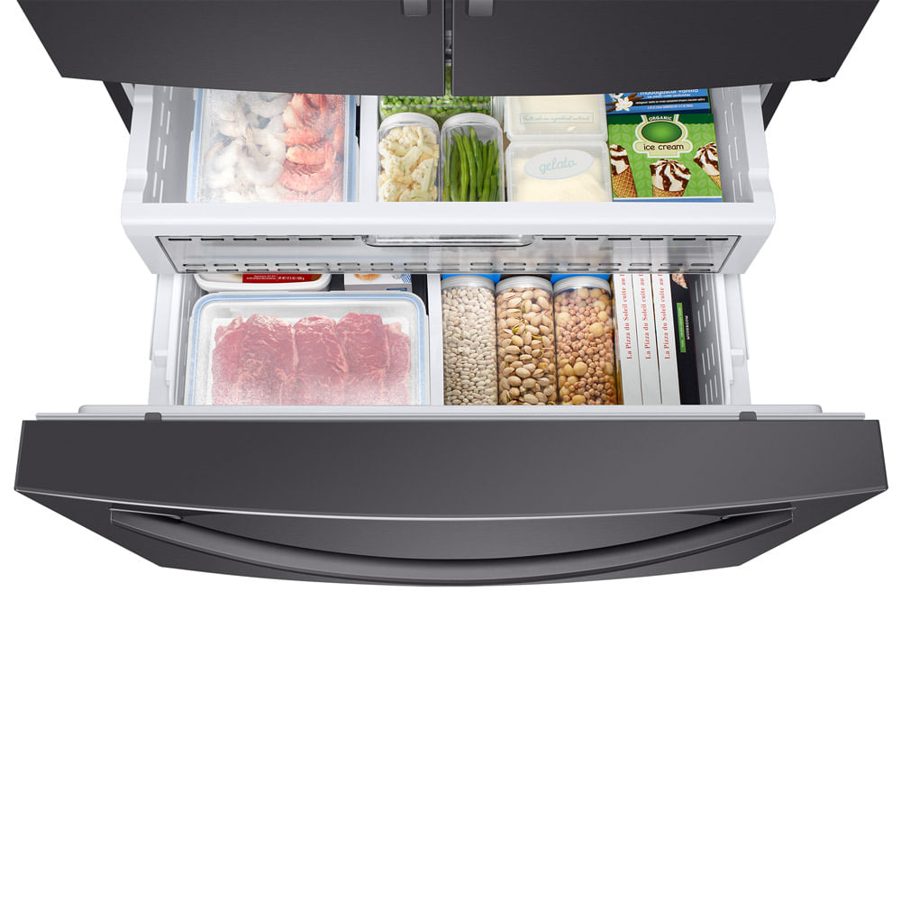 Refrigeradora Samsung RF28R6301SG/PE French Door 665L Negro Promart