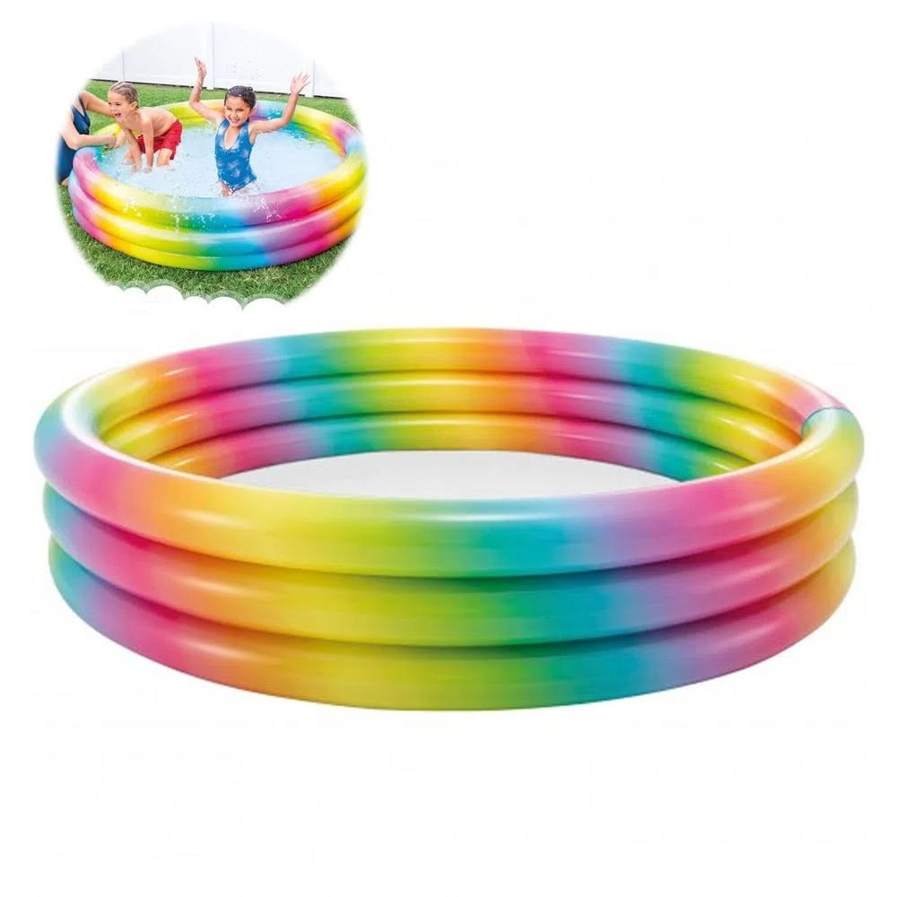 Piscina Inflable Intex Multicolor 3 aros Infantil
