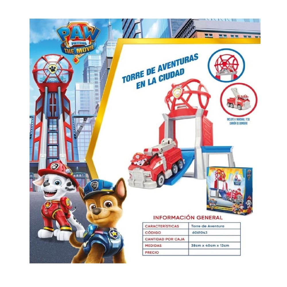 Torre de Aventura Paw Patrol - Promart