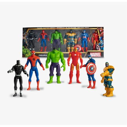 Figura Avengers - Los Vengadores - Lote - Set - Comansi - Marbisa