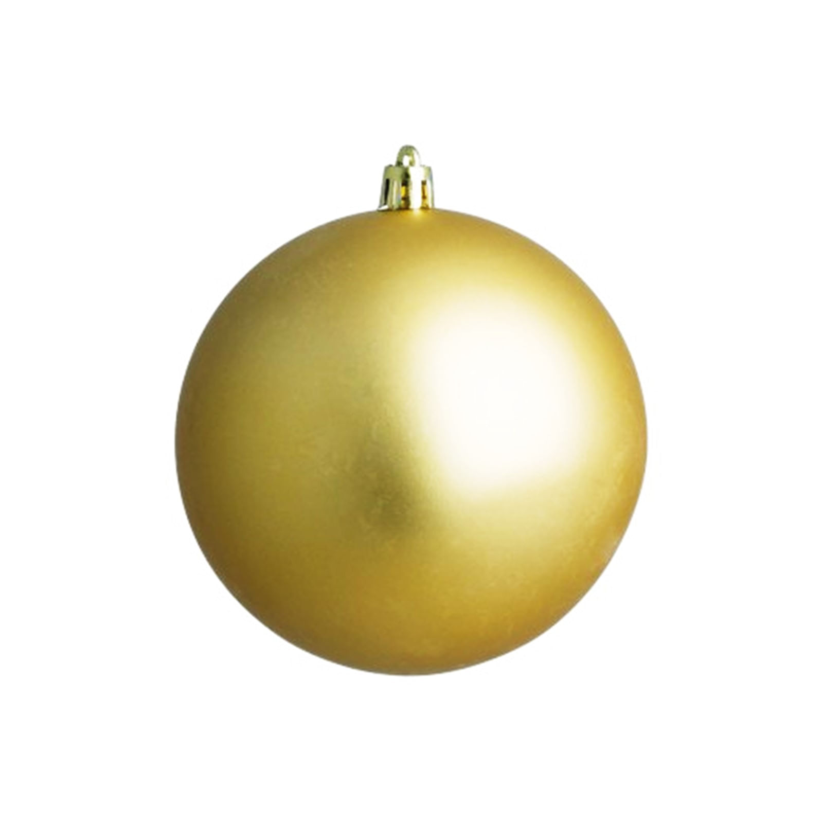 Set de 12 Bolas de Navidad Brillante, Escarchada, Mate de 6cm Dorado