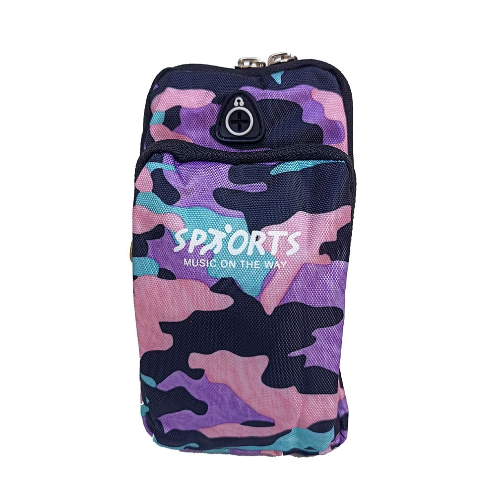 Canguro Deportivo Porta Celular y Accesorios Rosado