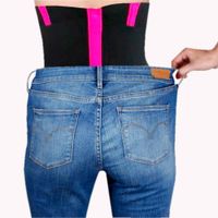 Faja Cintura de Avispa reductora Dhark solo Elástico con filo Fucsia Talla XXXl