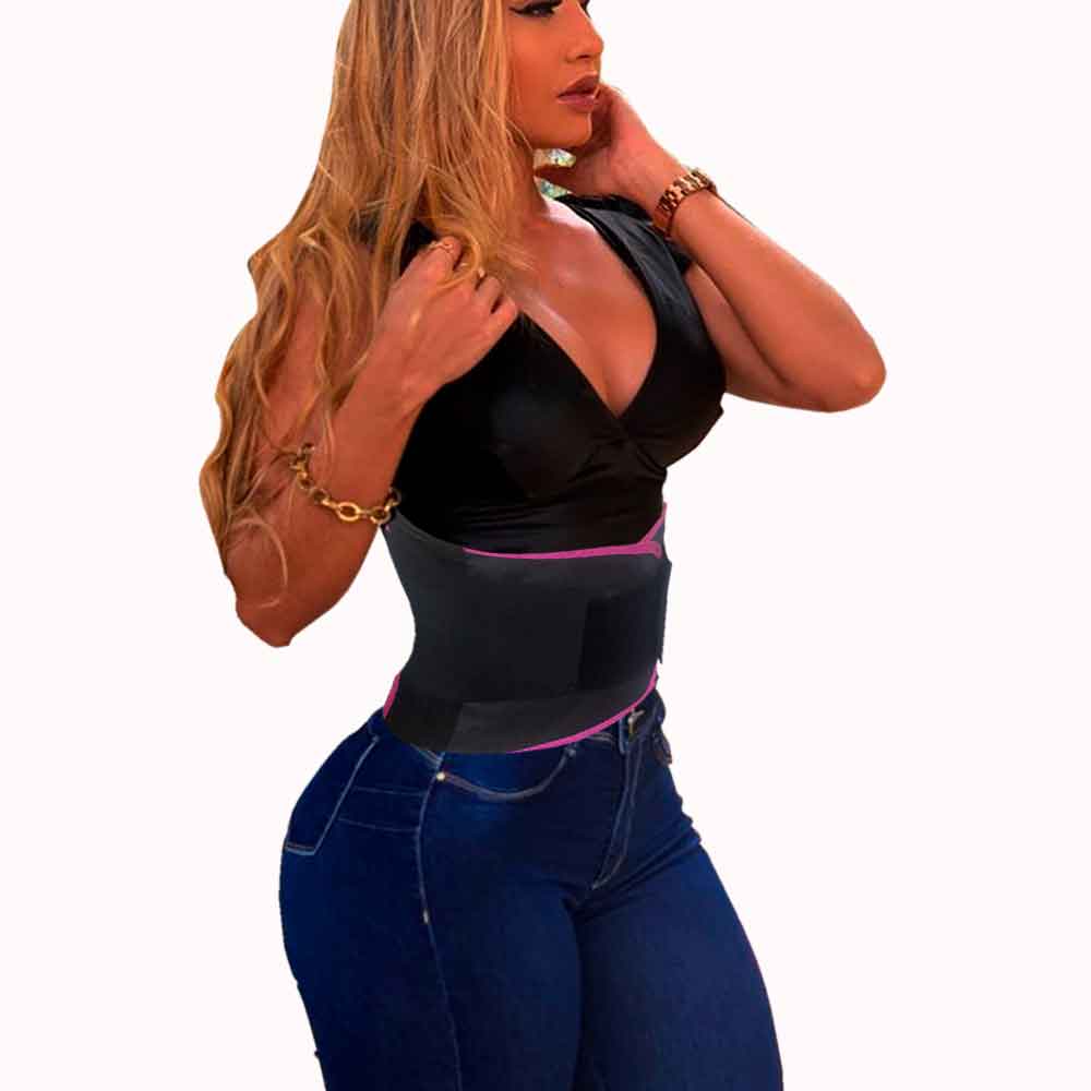 Faja Cintura de Avispa Dhark solo Elástico con filo Fucsia Talla XS