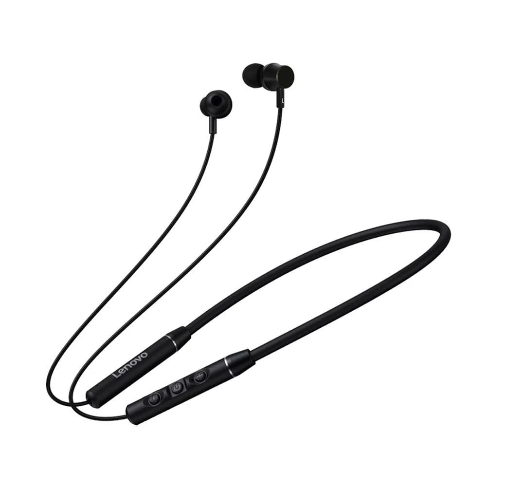 Audifono Bluetooth Lenovo HE05 Deportivo Inalambrico Negro