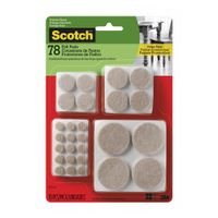 Felpa Scotch Redondas Beige 78/Pack