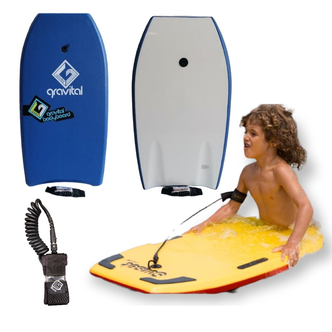 BODYBOARD DE 33? 83.5cm X 47.5cm X 5.5cm Azul