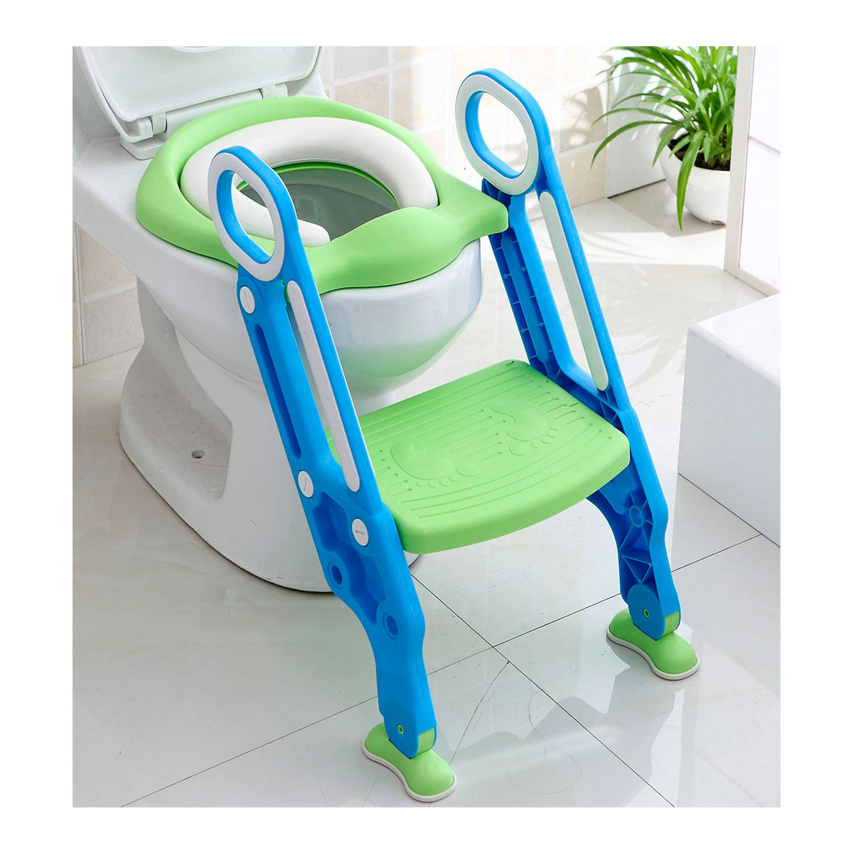 Asiento para inodoro infantil con asas - Promart