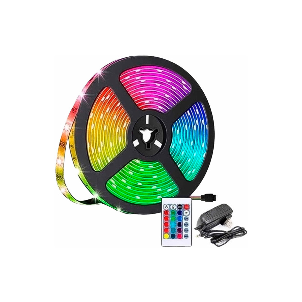 Cinta Led Multicolor Con Control De 5 metros