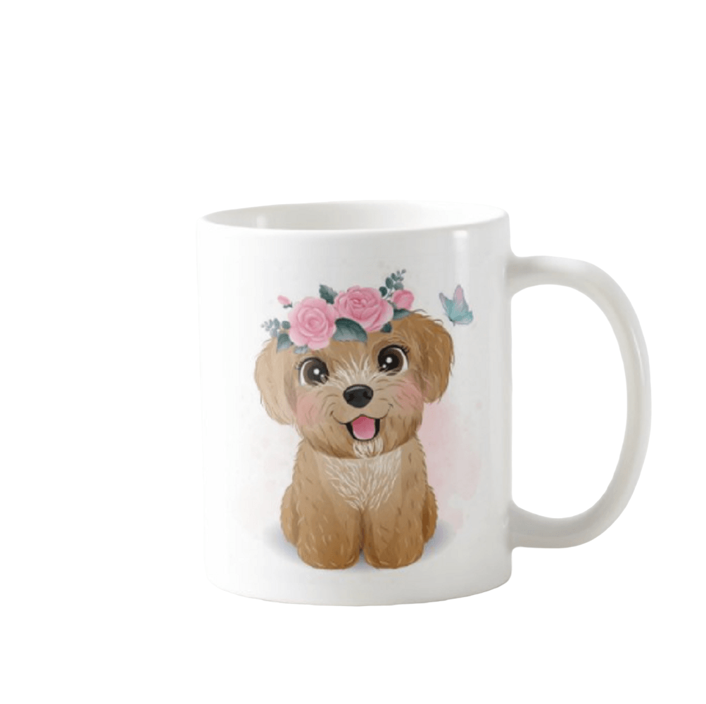 Taza Mug Dog Lover de Cerámica Diseño Perro Poodle 05
