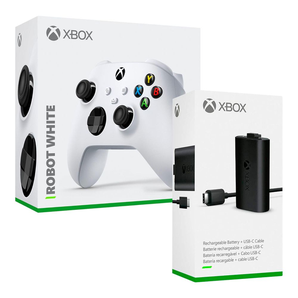 Mando Xbox Blanco Series x Wireless + Bateria Recarble - Promart