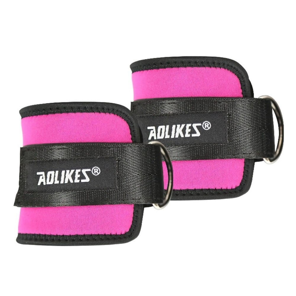 Tobilleras Deportivas Aolikes A-7129 Rosado Ejercicios Polea