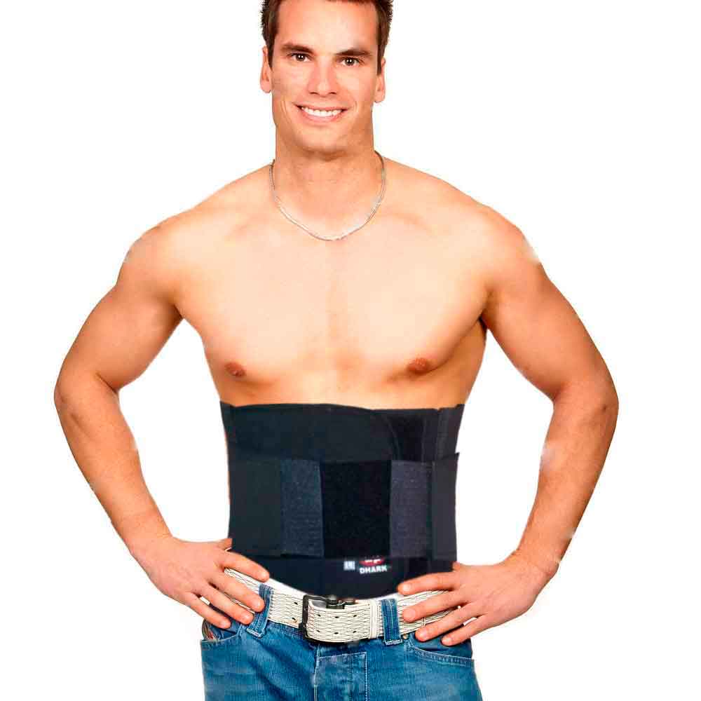 Faja Elástica Sacro Lumbar Dhark Color Negro Talla S - Promart