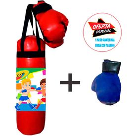 Saco de Boxeo LLeno de 100 Metro con Rack , Cadena y Guantes - Promart