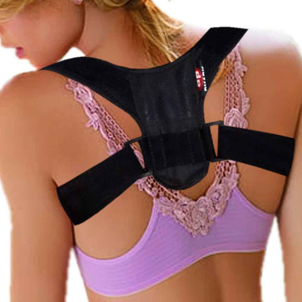 Corrector de Postura Unisex Modelo ""Y"" Invisible Color Negro Talla M