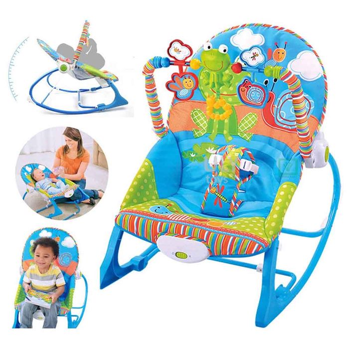 Silla Mecedora con Vibrador Musical y Toys Rocker Niño Promart