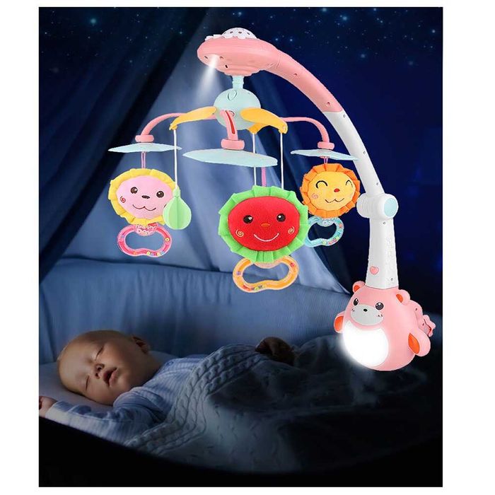 Carrusel Cuna Con Proyector Proyector Carrusel Musical Infantino