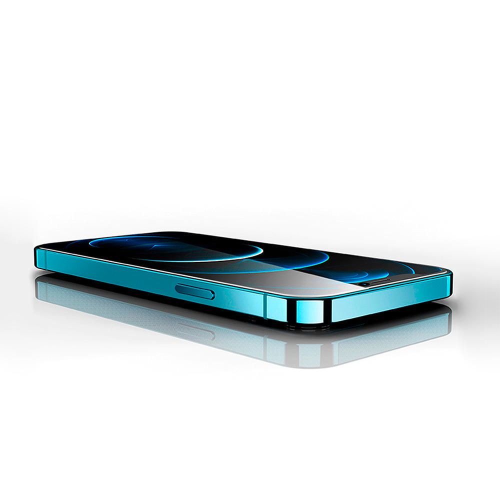 Lámina vidrio templado iPhone 12 Pro 6.1″ 0.33mm Negro ( 3 CÁMARAS