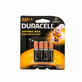 Pila Recargable AAA 900mAh (4 pilas) Duracell - Promart