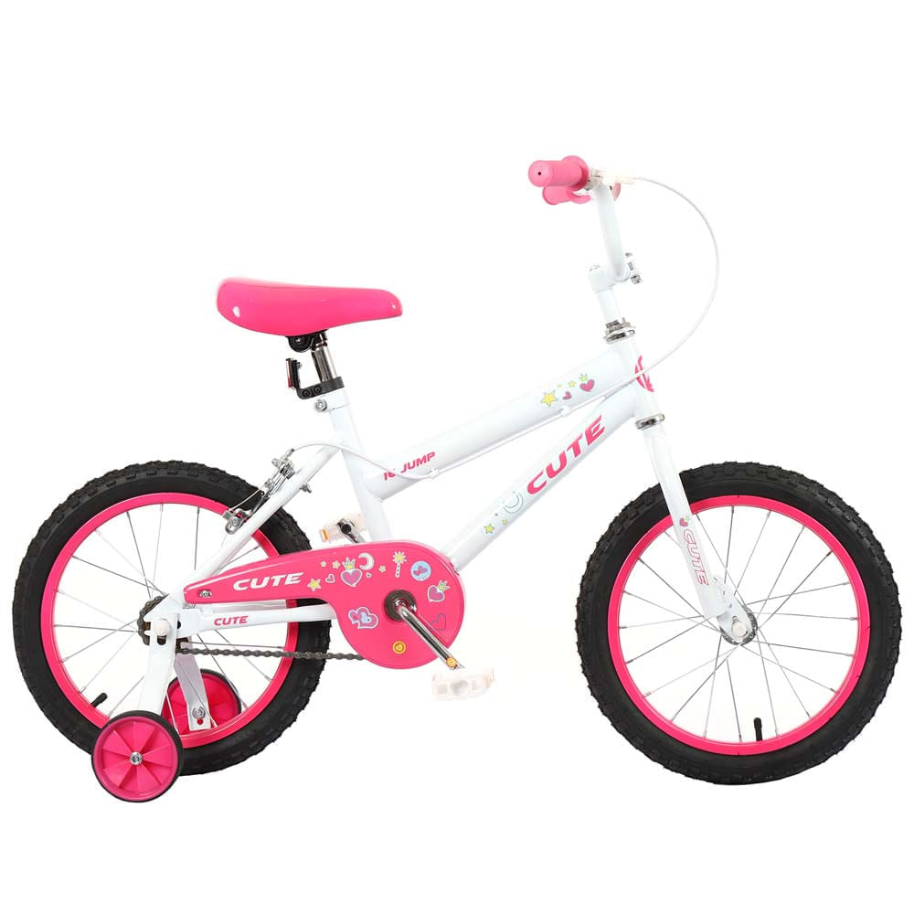 Bicicleta Niña JUMP JUMP JUMP Aro 16 Pre-Armada 95% Blanco SPS-1601G