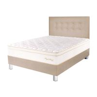 Dormitorio PARAISO Royal Prince Champagne 2 Plazas + 2 Almohadas Viscoelásticas