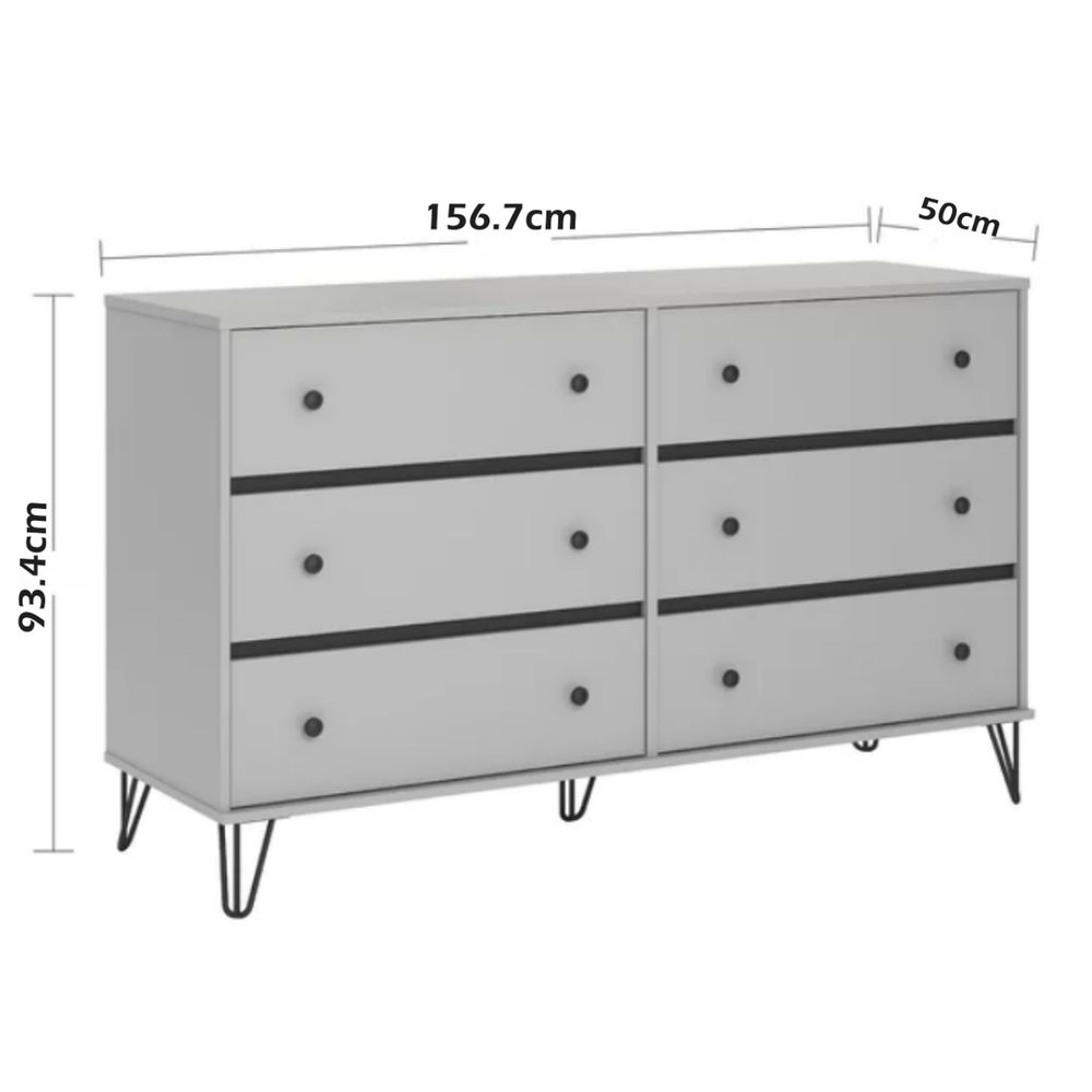 Cómoda Minimalista Kenia Ventitas Perú Plomo Cómoda Minimalista Kenia Ventitas Perú Plomo