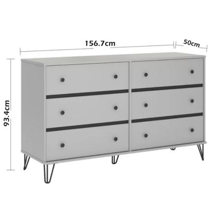 Cómoda Minimalista Kenia Ventitas Perú Plomo Cómoda Minimalista Kenia Ventitas Perú Plomo