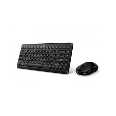 Teclado Genius+Mouse Wireless Luxemate Q8000 Tkl Usb Multimedia Black Teclado Genius+Mouse Wireless Luxemate Q8000 Tkl Usb Multimedia Black