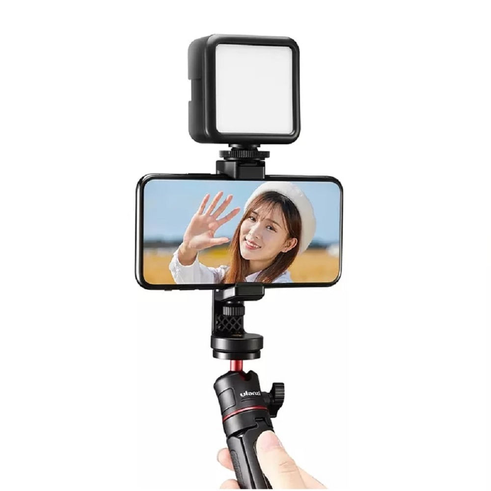 ULANZI MT-08 Mini Trípode Y Palo Selfie 2 En 1 Para Móvil Y Cámara | Cabezal De Bola 360° Y Altura Ajustable De 15 A 33 Cm | Ligero De 90g