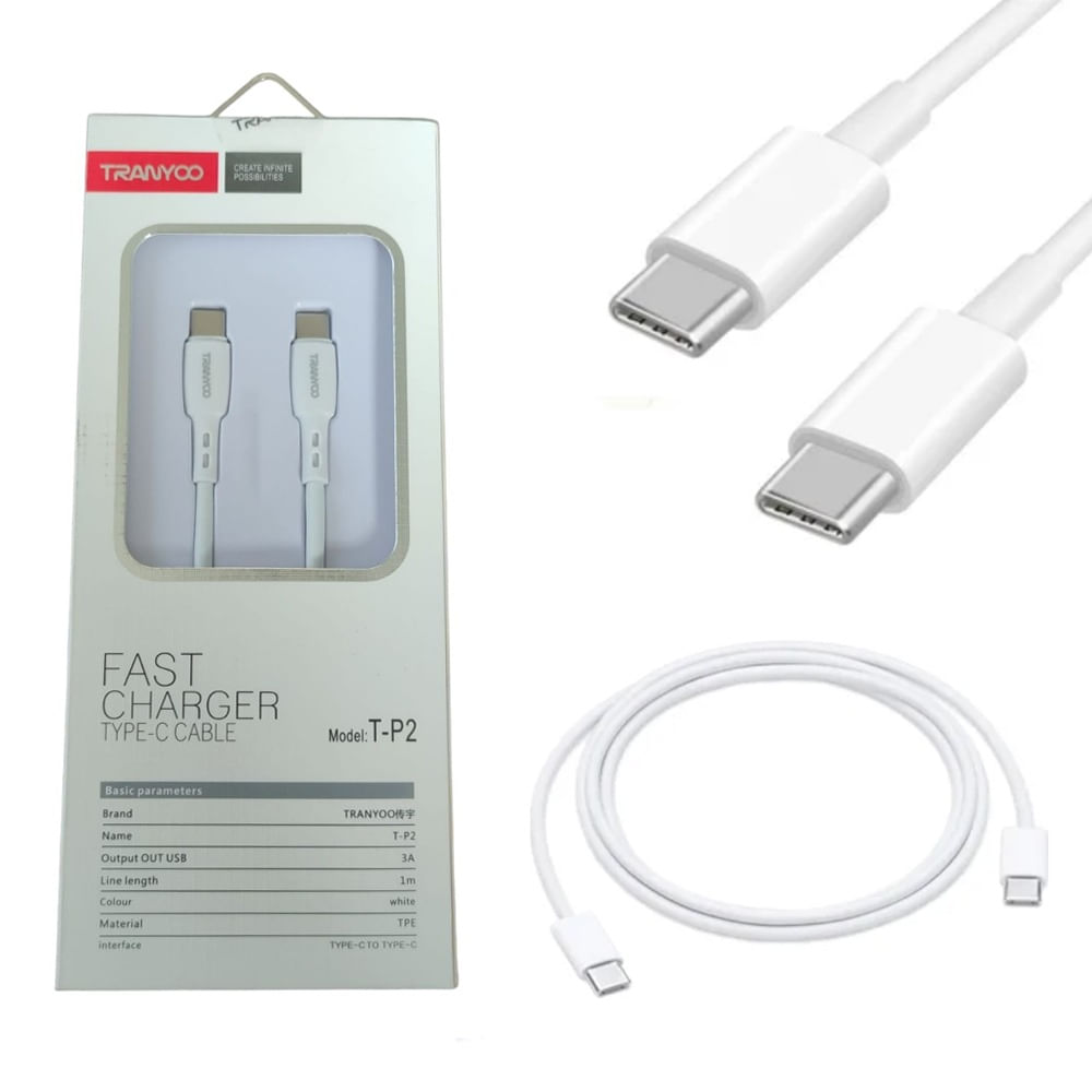 Cable USB C Carga Rapida 2M 3Pack, AINPOW Cable USB Tipo C Carga