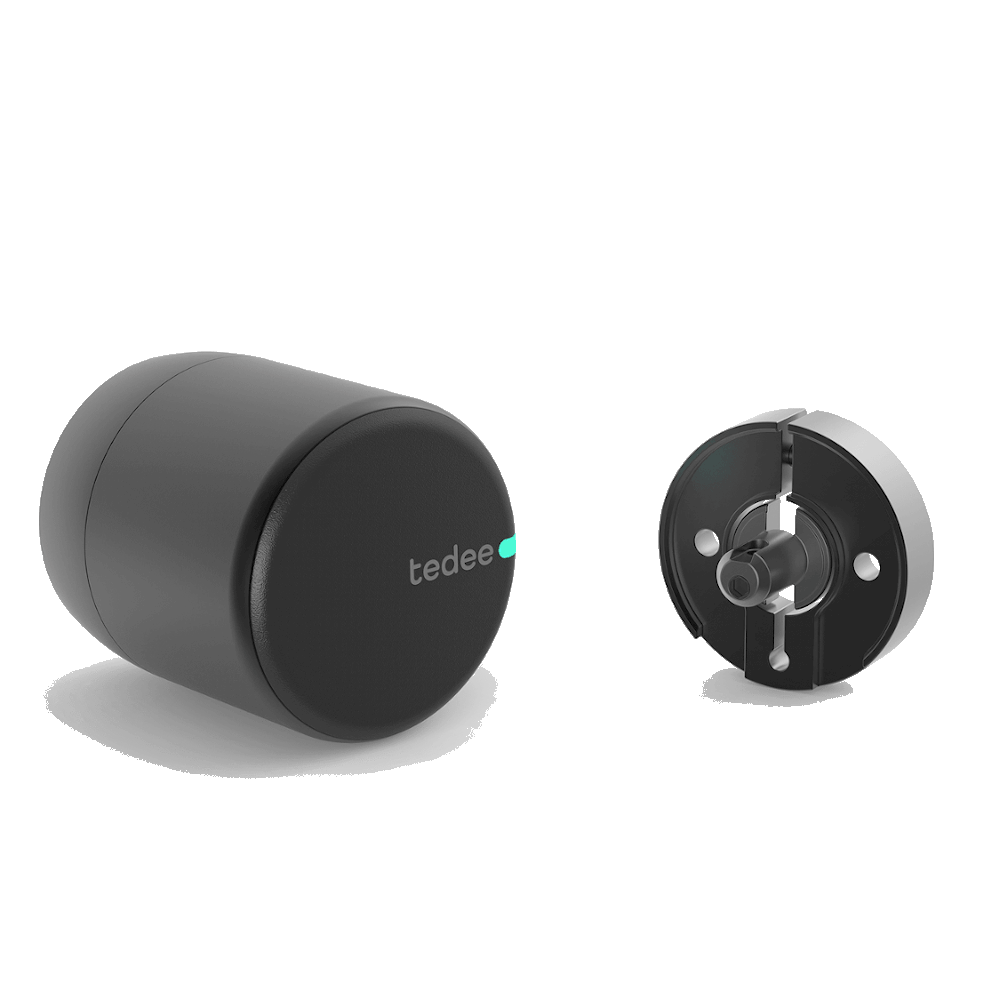 Cerradura Inteligente con Adaptador Tedee Black Ingreso sin Llaves -  Bluetooth - Promart