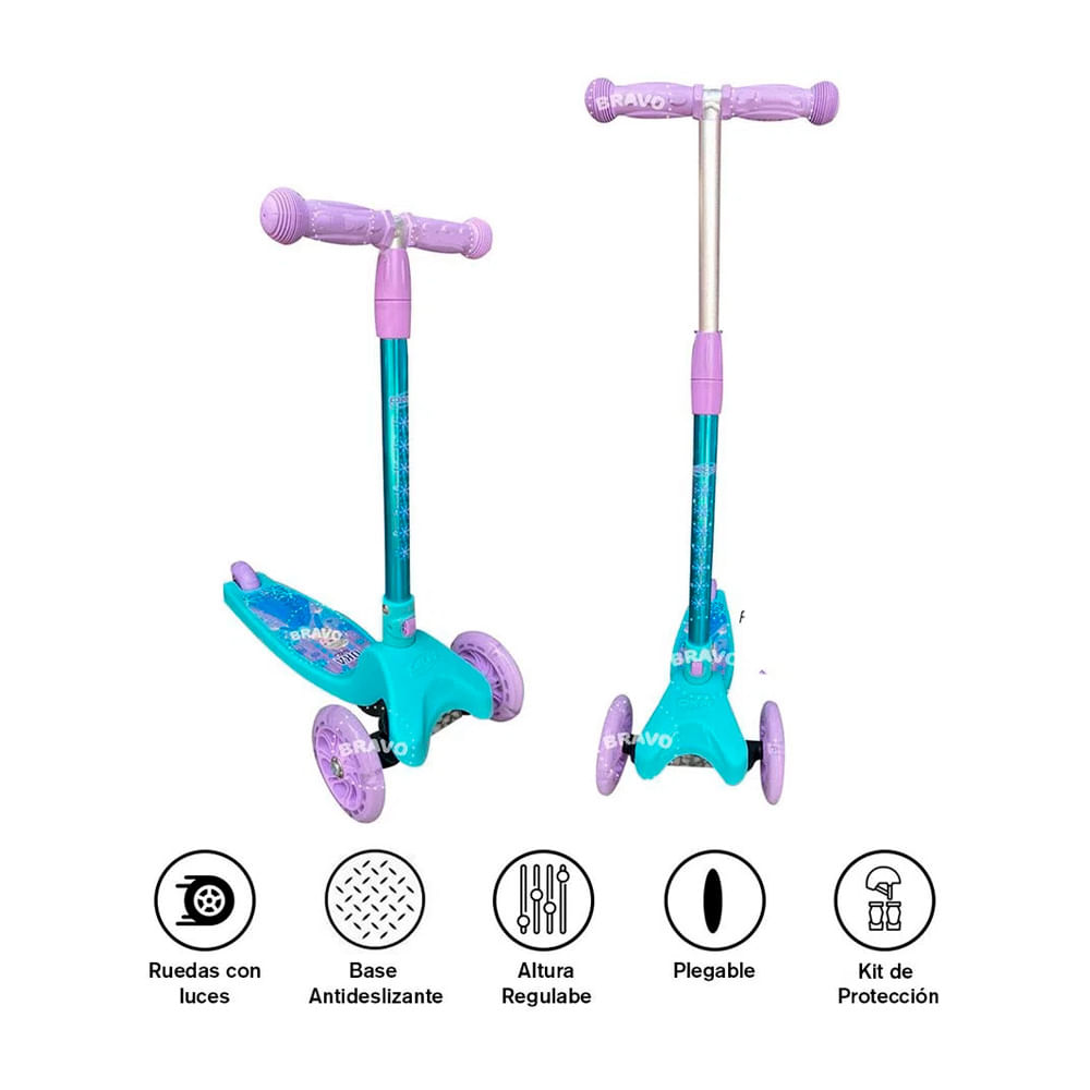Scooter Infantil + Kit de protección Oka Mujer
