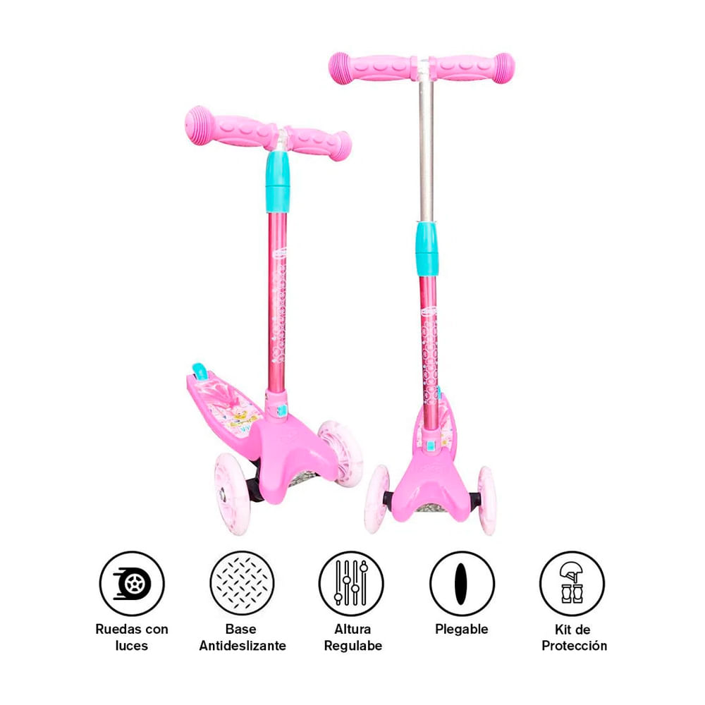 Scooter Infantil + Kit de protección Oka Mujer