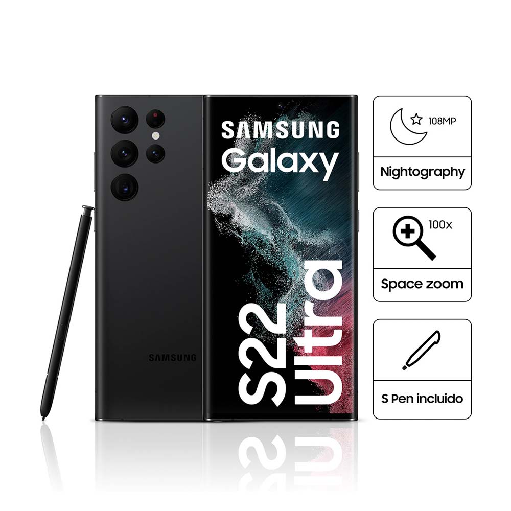 Galaxy S22 Ultra 6.8  8GB RAM 128GB Negro - Promart