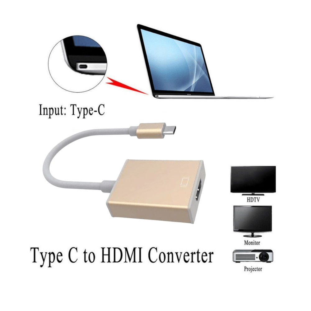 Cable Adaptador Usb Tipo C a Hdmi 4k