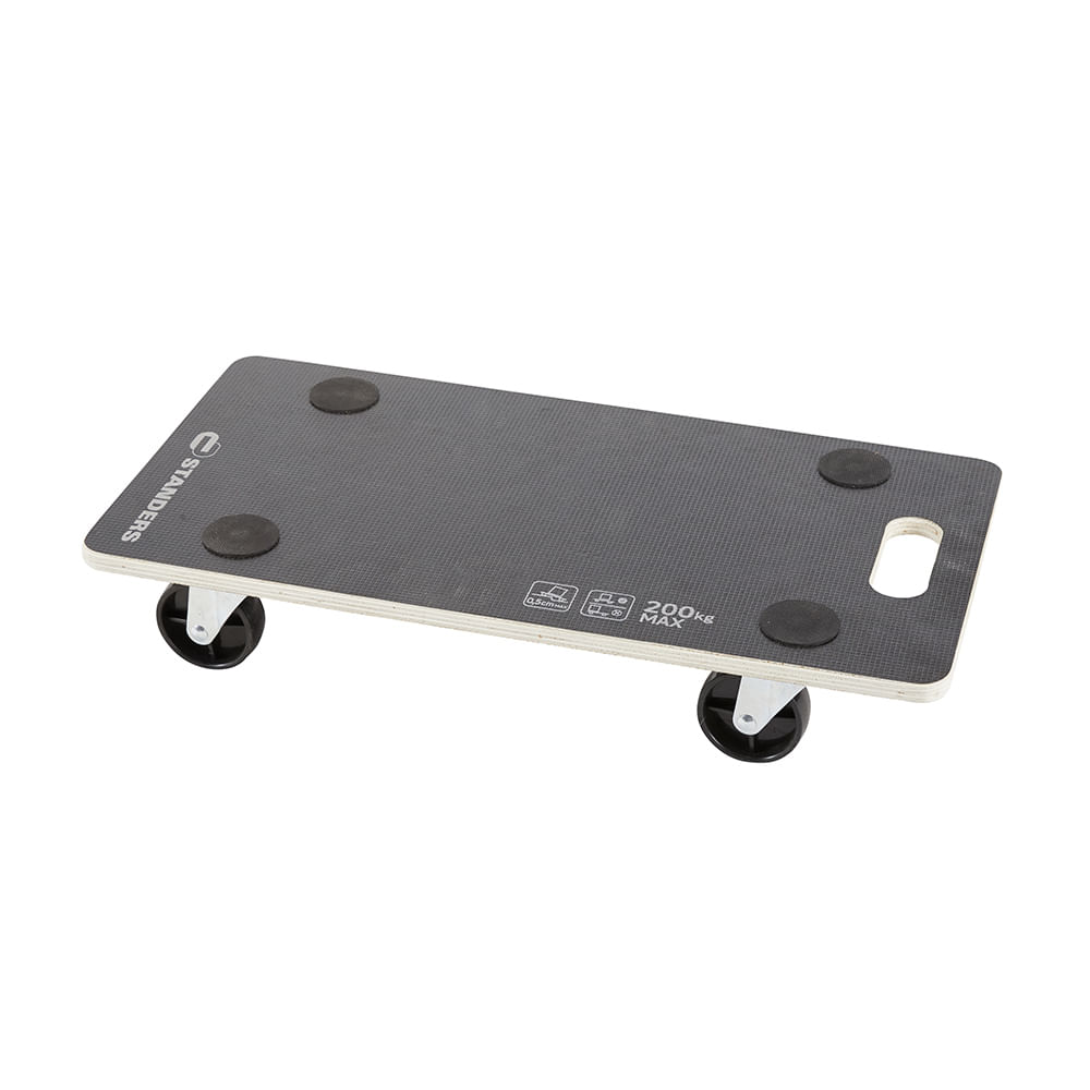 Base giratoria c/ruedas Plywood-200kg Standers