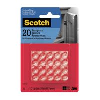 Topes de goma 3M 0.5 pulg x20un Scotch