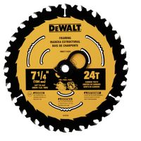 Disco de sierra circular 7 1/4"" 24d Dewalt