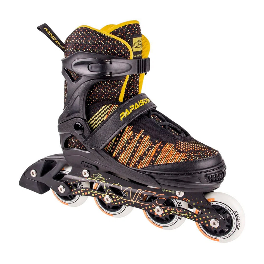 Patines Lineales Tallas 31-33 Papaison XZY-310 - Negro