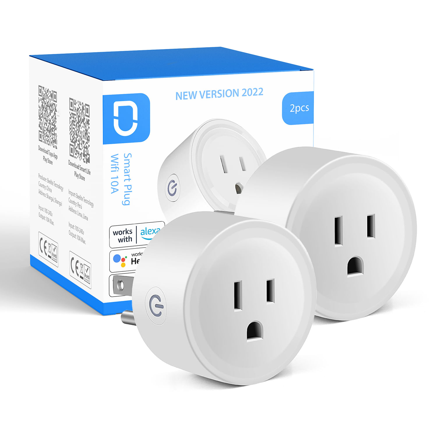 Enchufe Inteligente DoHome Mss100pk Alexa Google