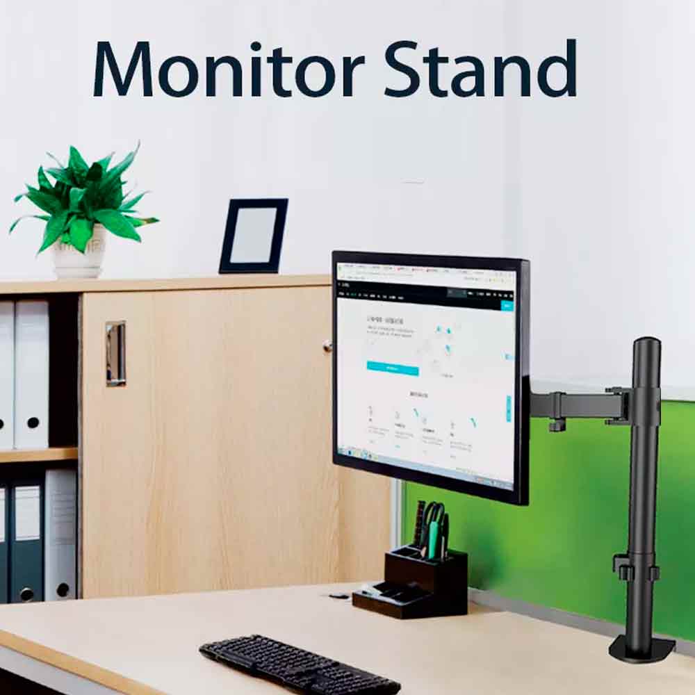 Rack para Monitor Vesa hasta 32 pulg. Regulable 100x100 75x75 8kg 180 ...